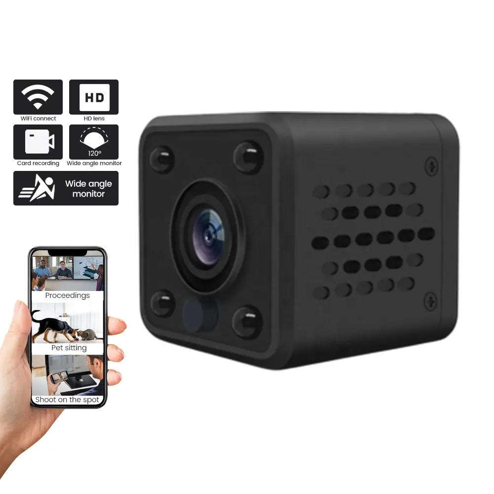 Лучшая Домашняя мини-камера Wi-Fi Hd 1080P, охранная мини-камера Wi-Fi Hd 1080P, самая маленькая мини-беспроводная Ip-камера