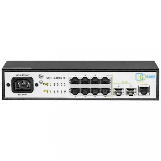 Управляемый коммутатор уровня 2 SNR-S2965-8T